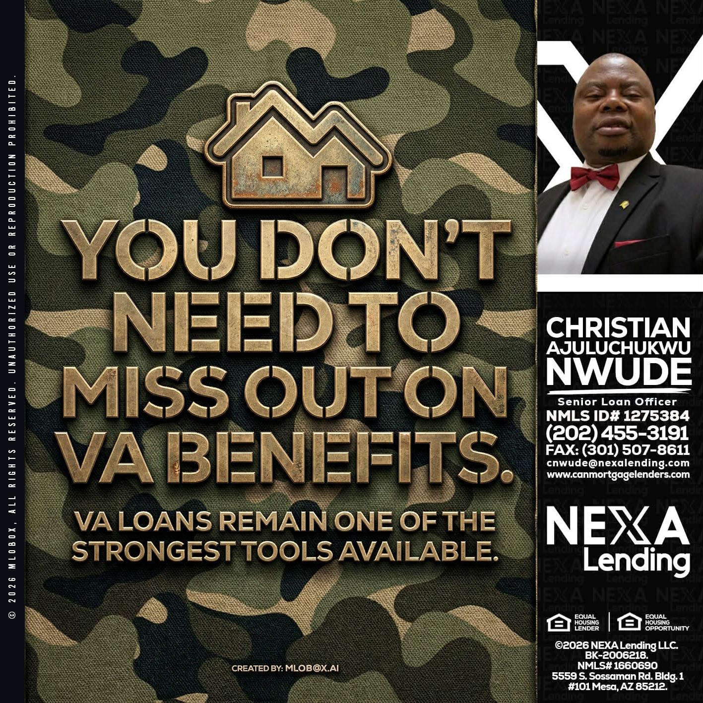 you don't need - Christian AJuluchukwu Nwude -Senior Loan Officer