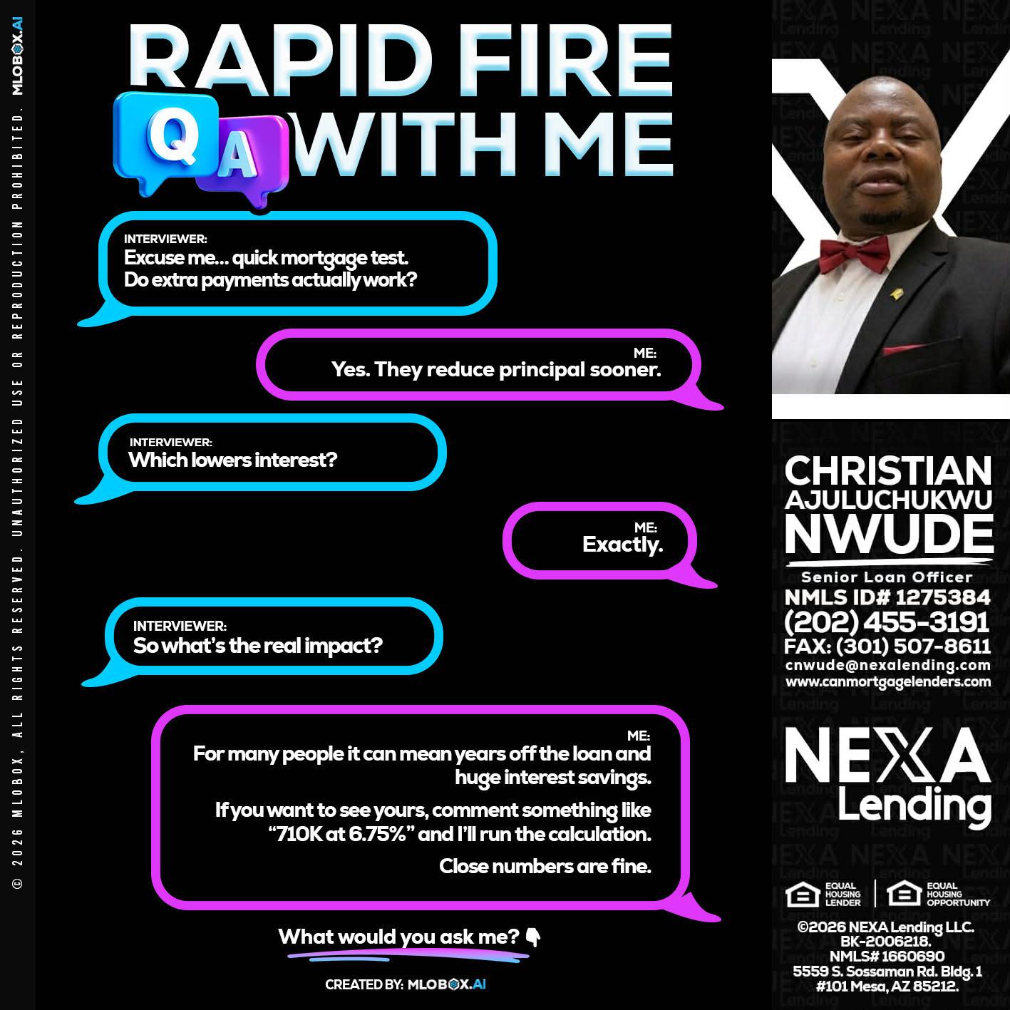 RAPID QA - Christian AJuluchukwu Nwude -Senior Loan Officer