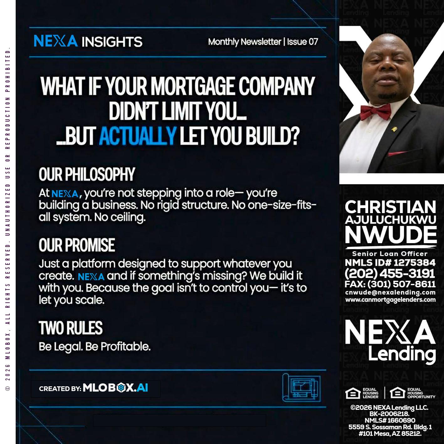 NEXA INSIGHTS - Christian AJuluchukwu Nwude -Senior Loan Officer