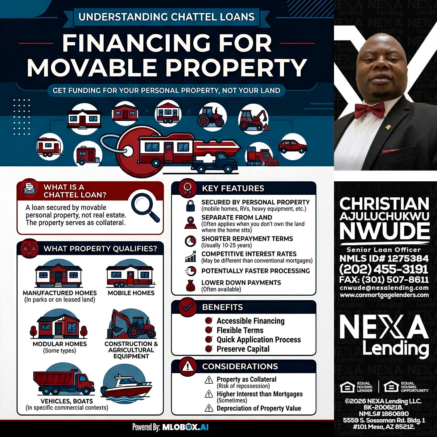 Chattel Loans - Christian AJuluchukwu Nwude -Senior Loan Officer