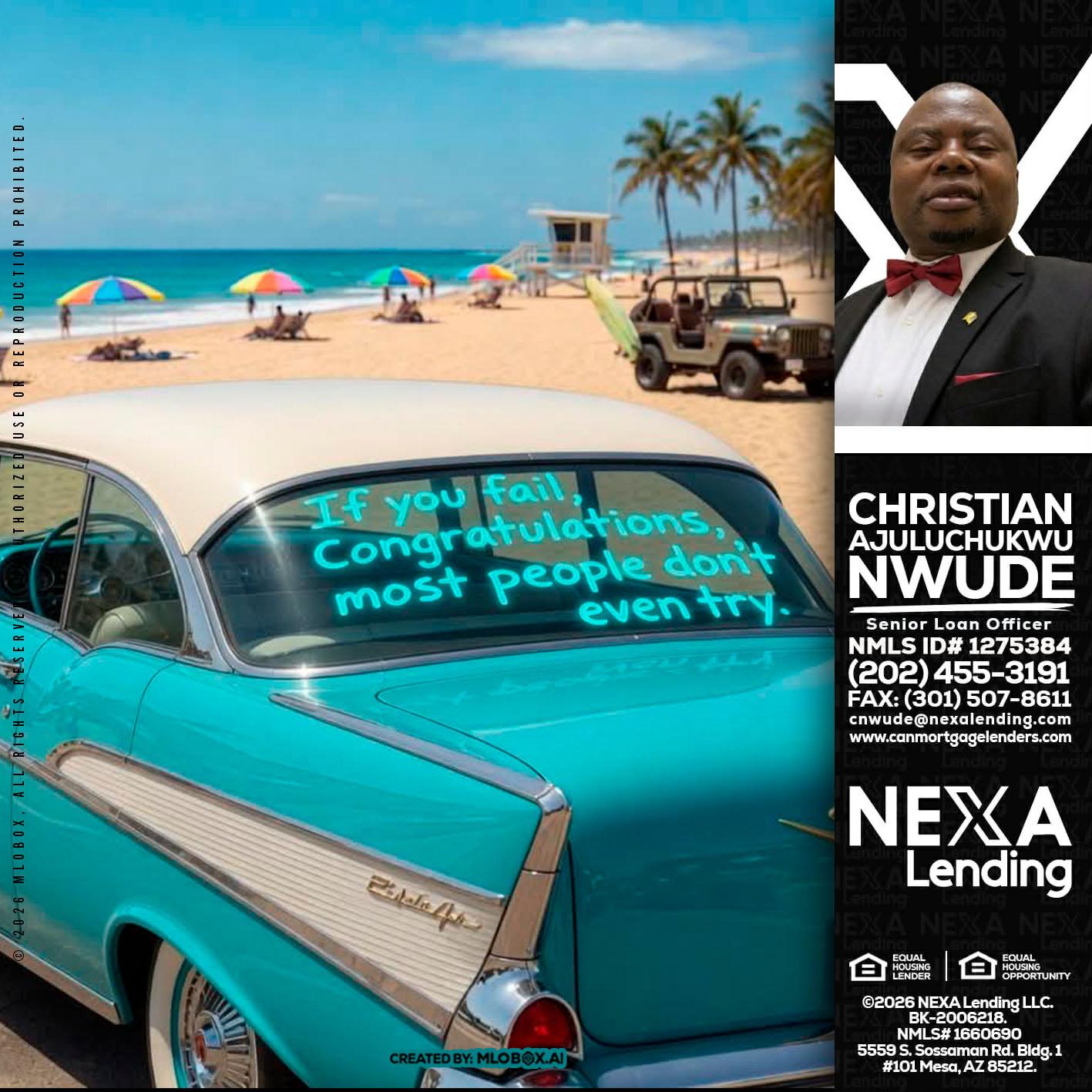 if you - Christian AJuluchukwu Nwude -Senior Loan Officer