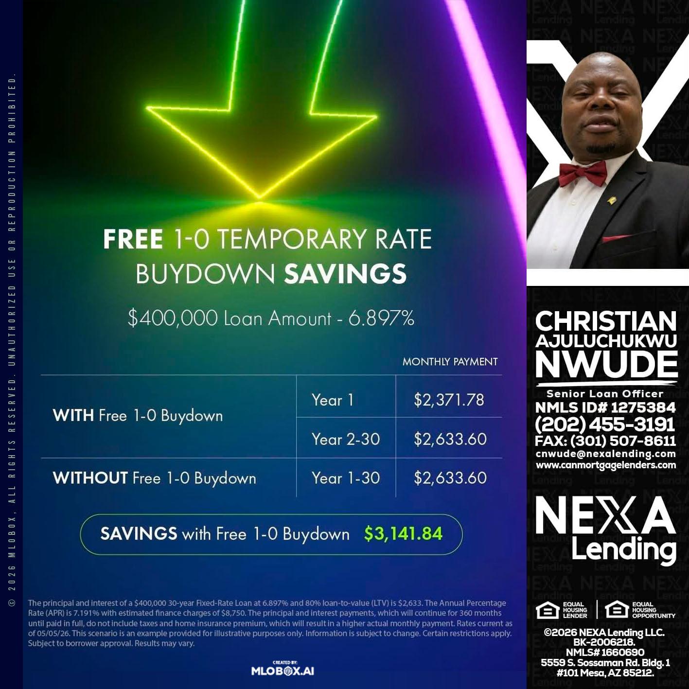 BUYDOWN - Christian AJuluchukwu Nwude -Senior Loan Officer