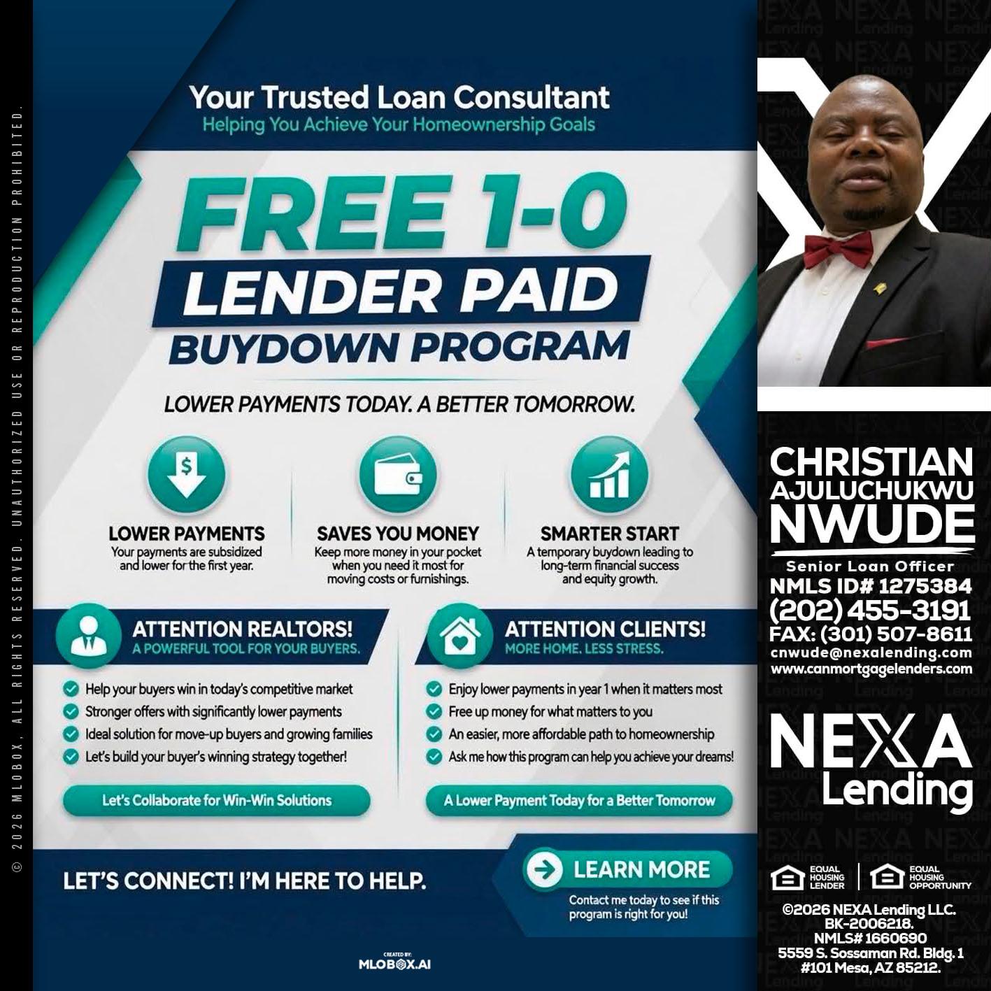 FREE 1-0 - Christian AJuluchukwu Nwude -Senior Loan Officer
