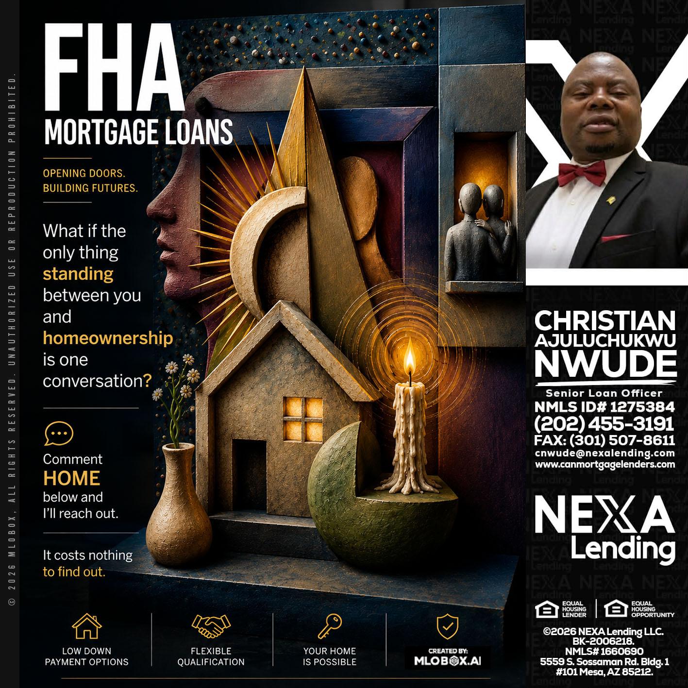 FHA - Christian AJuluchukwu Nwude -Senior Loan Officer