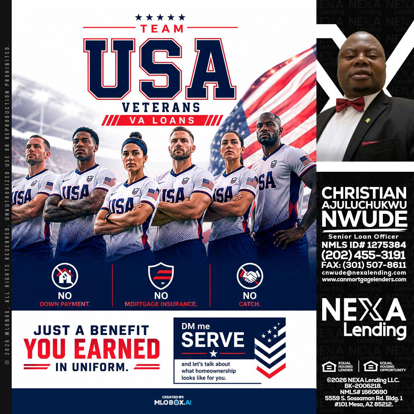 USA TEAM - Christian AJuluchukwu Nwude -Senior Loan Officer