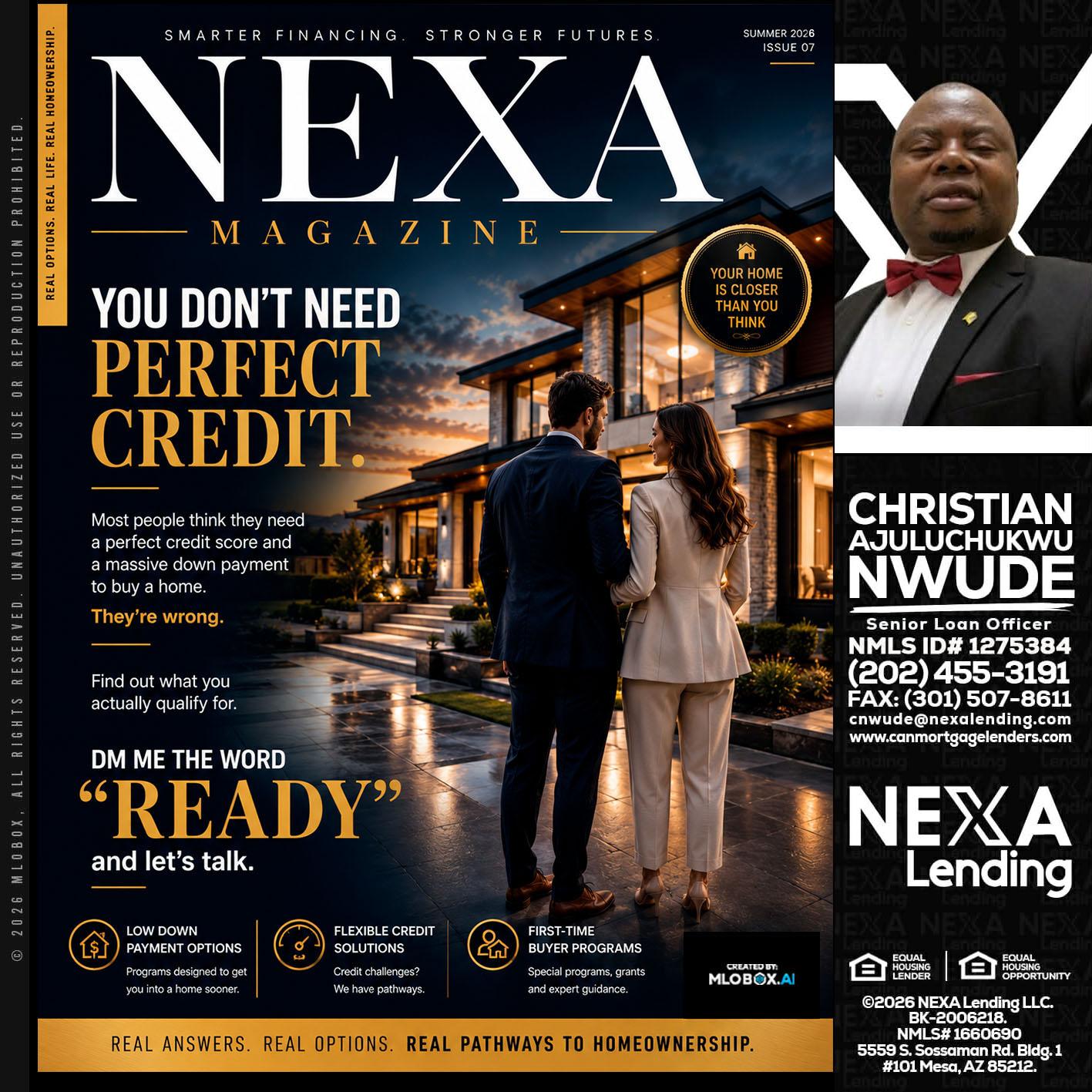 NEXA MAGAZINE - Christian AJuluchukwu Nwude -Senior Loan Officer