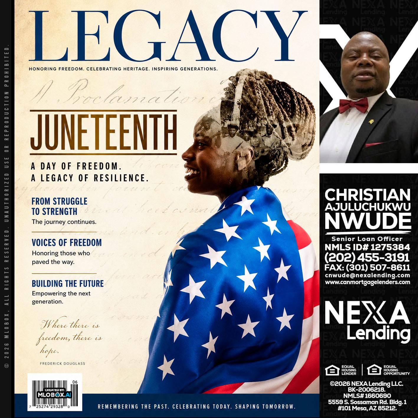 LEGACY - Christian AJuluchukwu Nwude -Senior Loan Officer