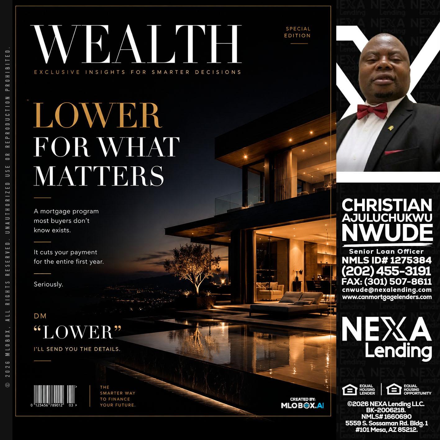 WEALTH - Christian AJuluchukwu Nwude -Senior Loan Officer
