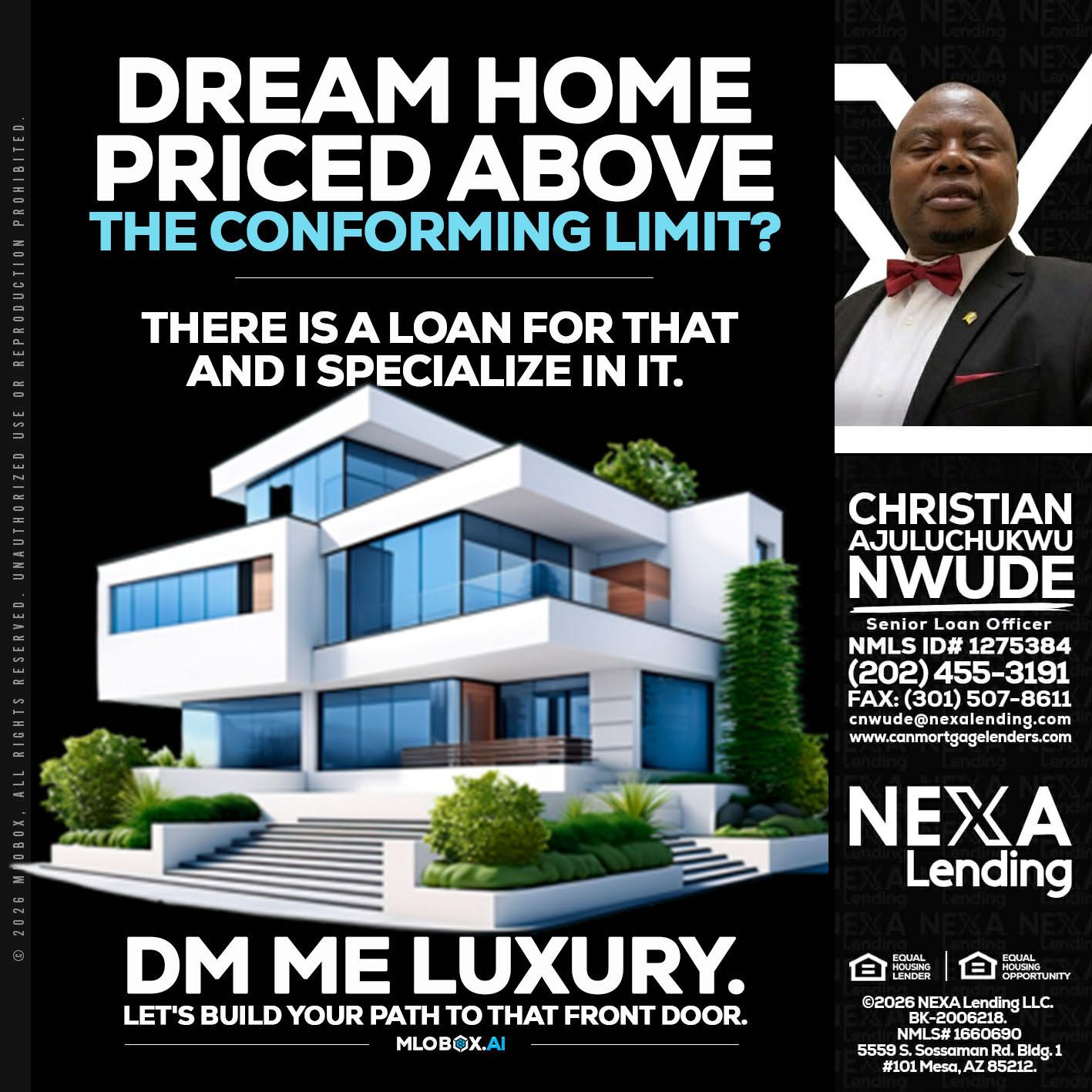 DREAM HOME - Christian AJuluchukwu Nwude -Senior Loan Officer