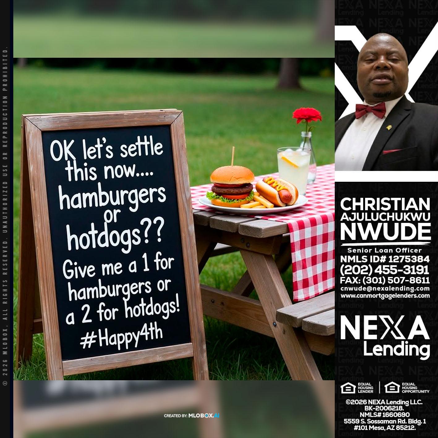 let settle this - Christian AJuluchukwu Nwude -Senior Loan Officer