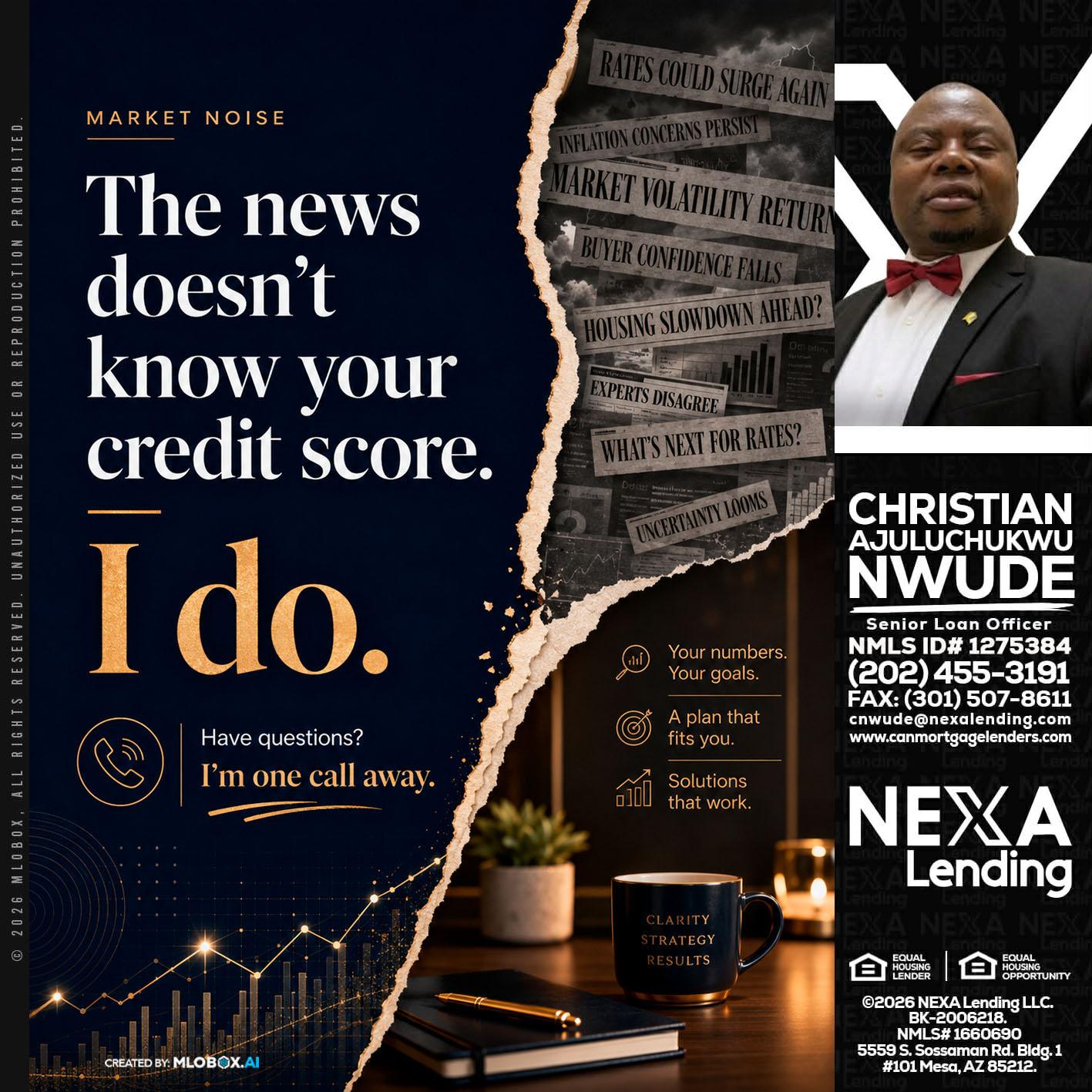 MARKET NOISE - Christian AJuluchukwu Nwude -Senior Loan Officer