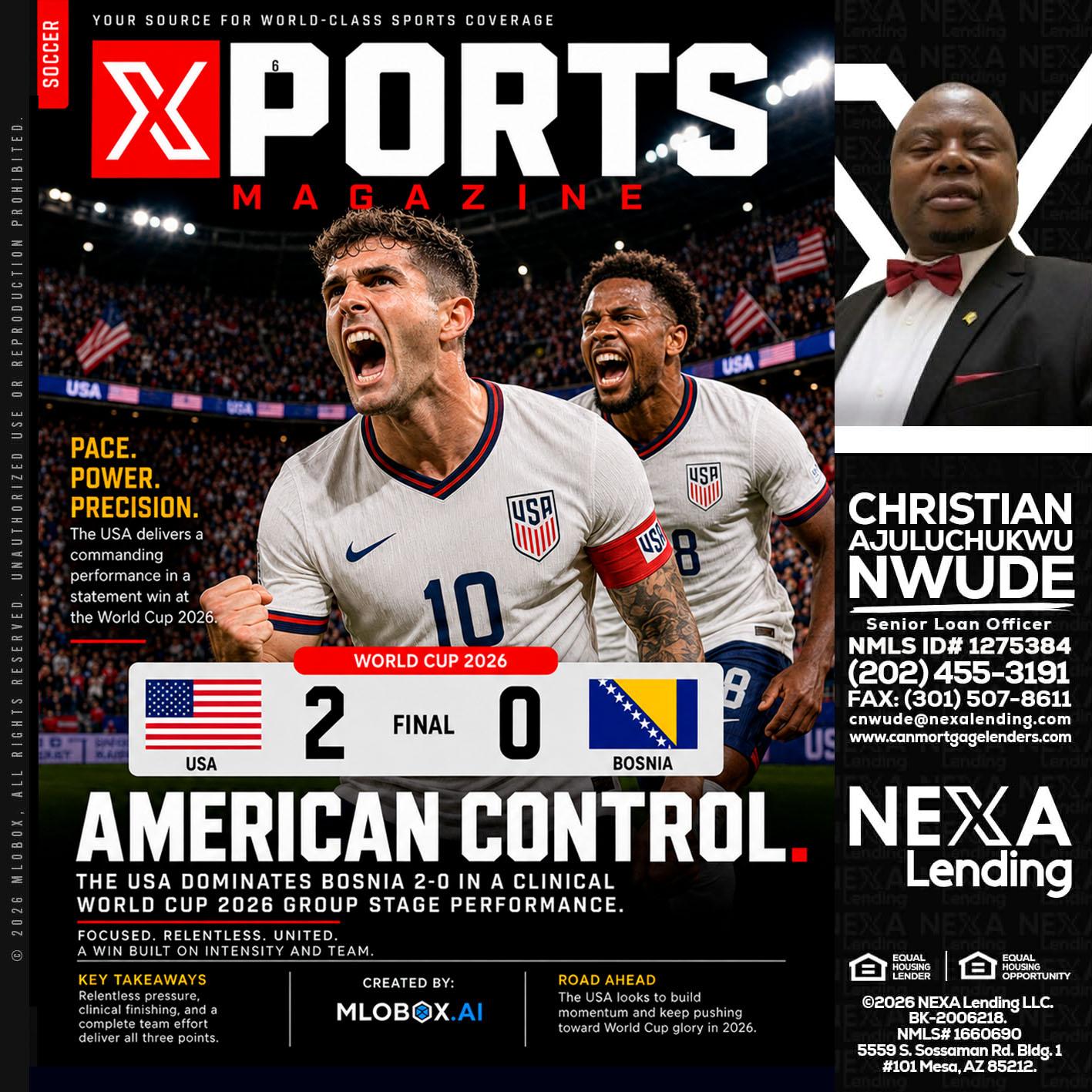 AMERICAN CONTROL - Christian AJuluchukwu Nwude -Senior Loan Officer