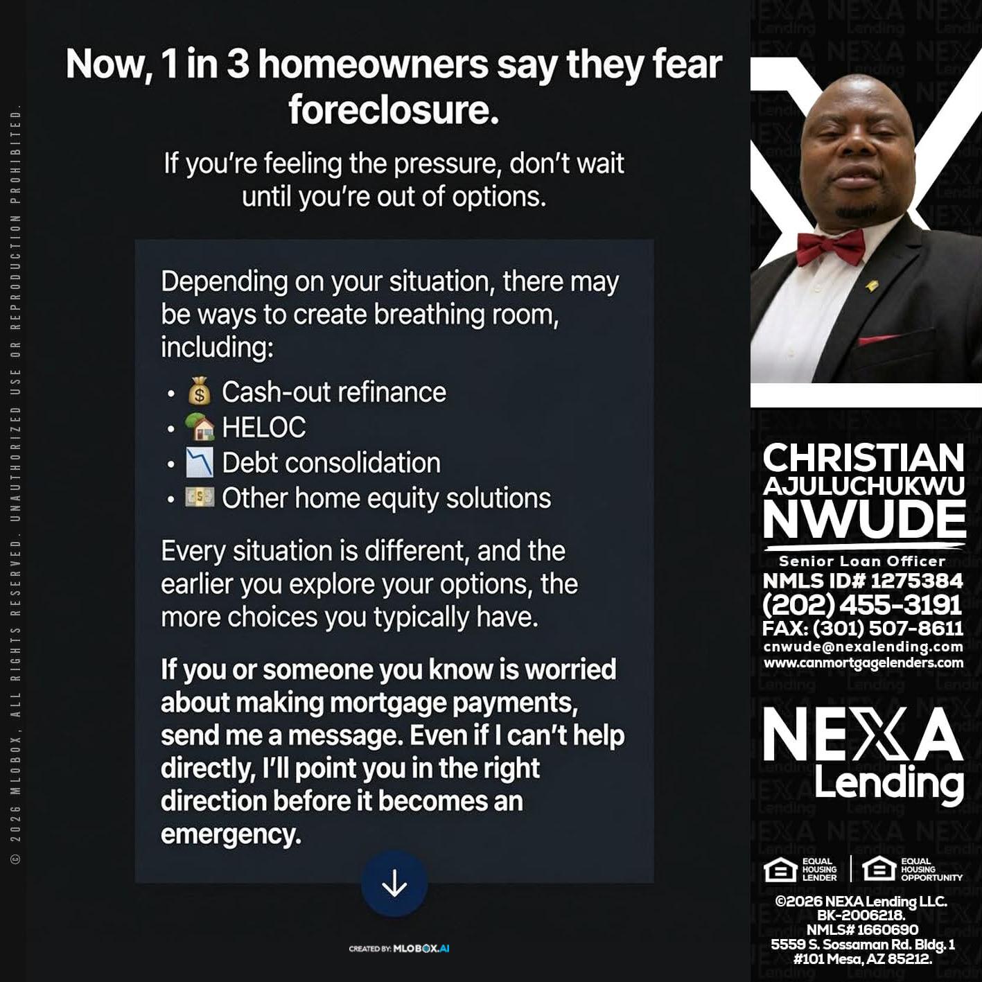 NOW - Christian AJuluchukwu Nwude -Senior Loan Officer
