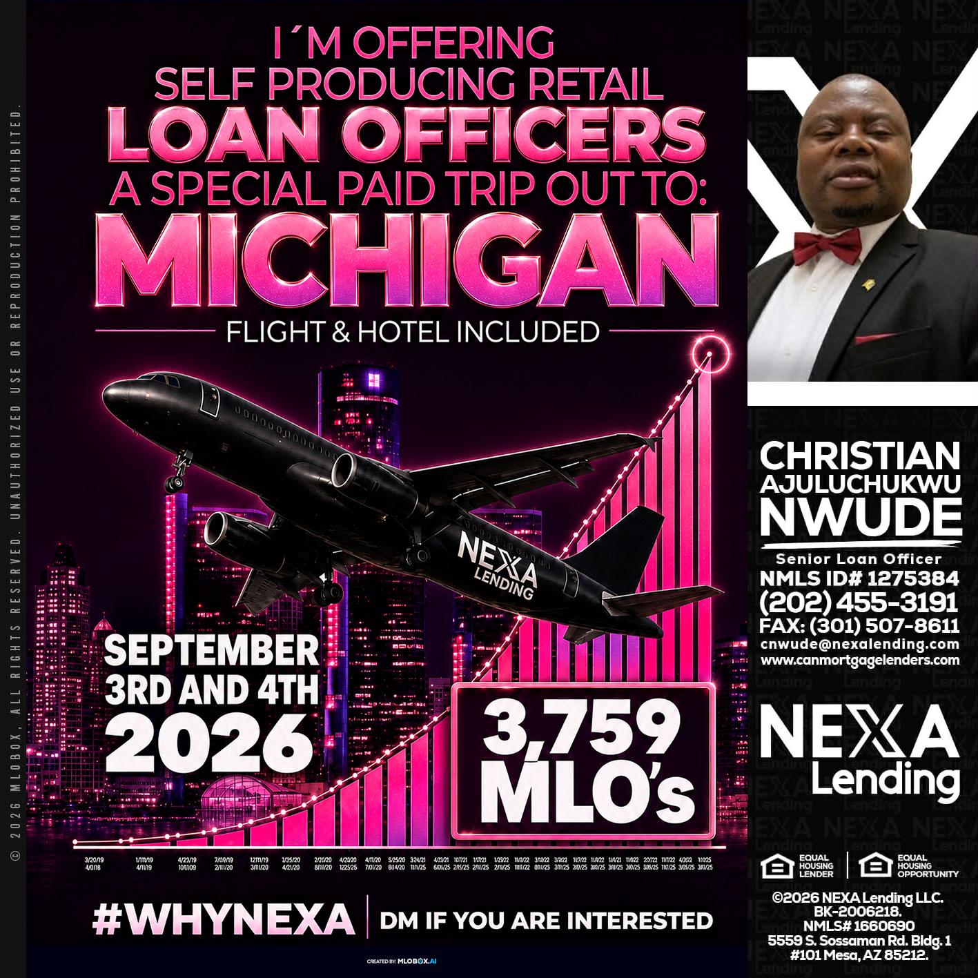 MICHIGAN TRIP - Christian AJuluchukwu Nwude -Senior Loan Officer