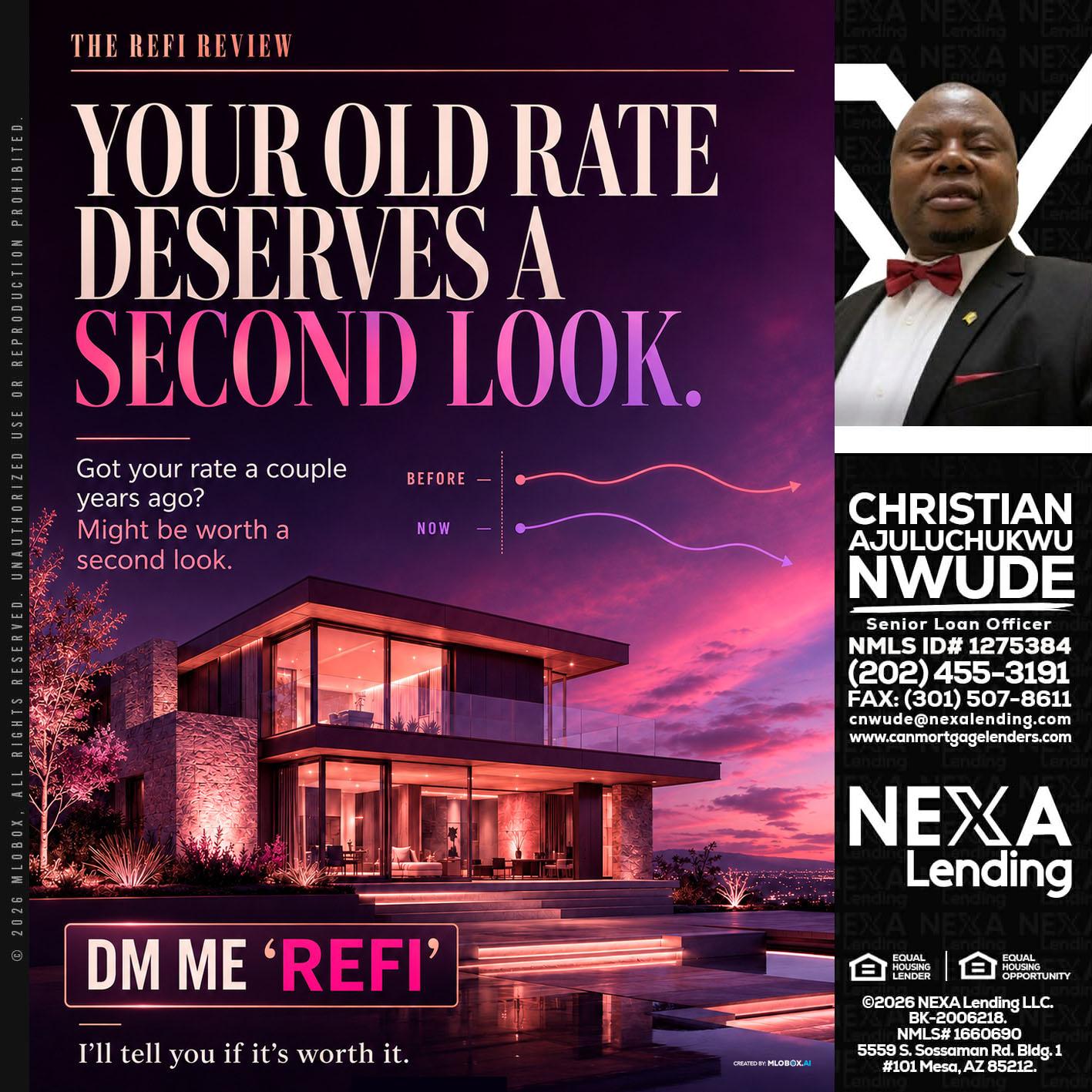 YOUR OLD - Christian AJuluchukwu Nwude -Senior Loan Officer