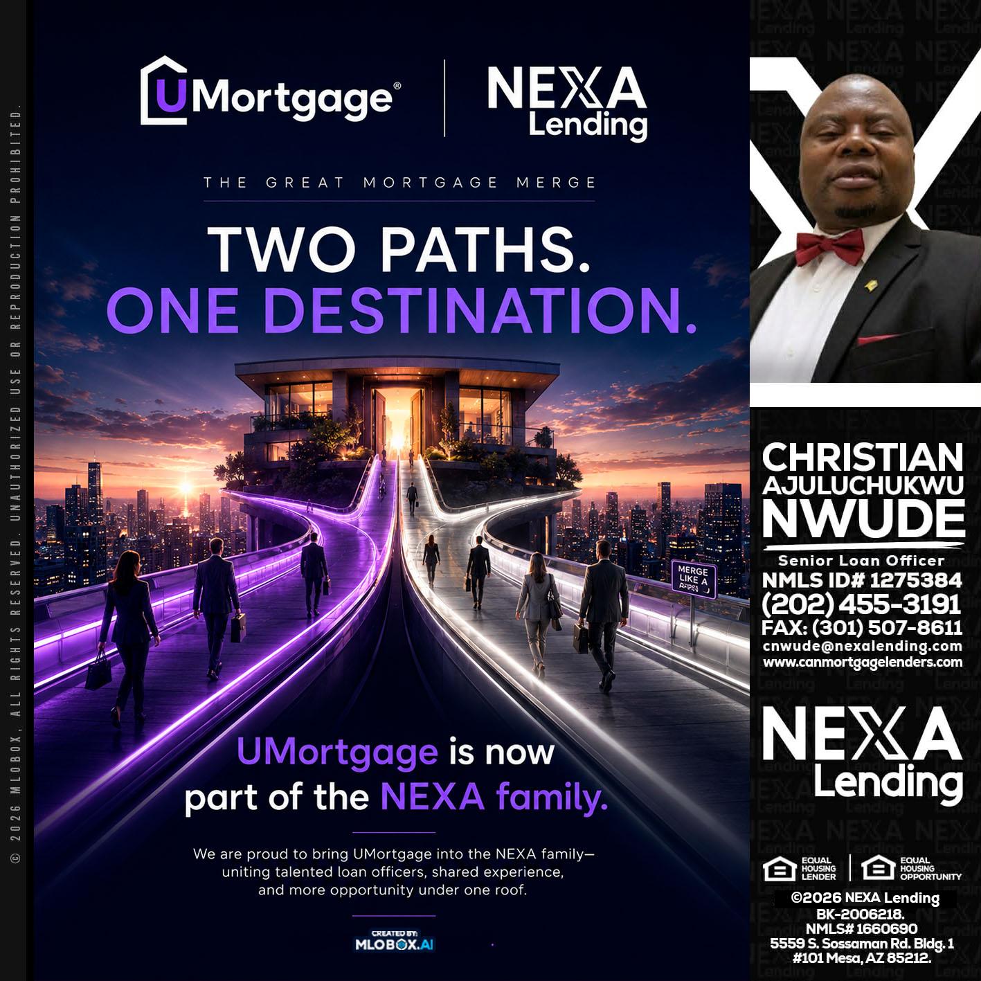 two path - Christian AJuluchukwu Nwude -Senior Loan Officer