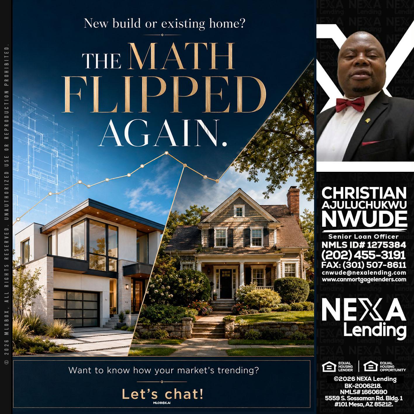 THE MATH FLIPED - Christian AJuluchukwu Nwude -Senior Loan Officer