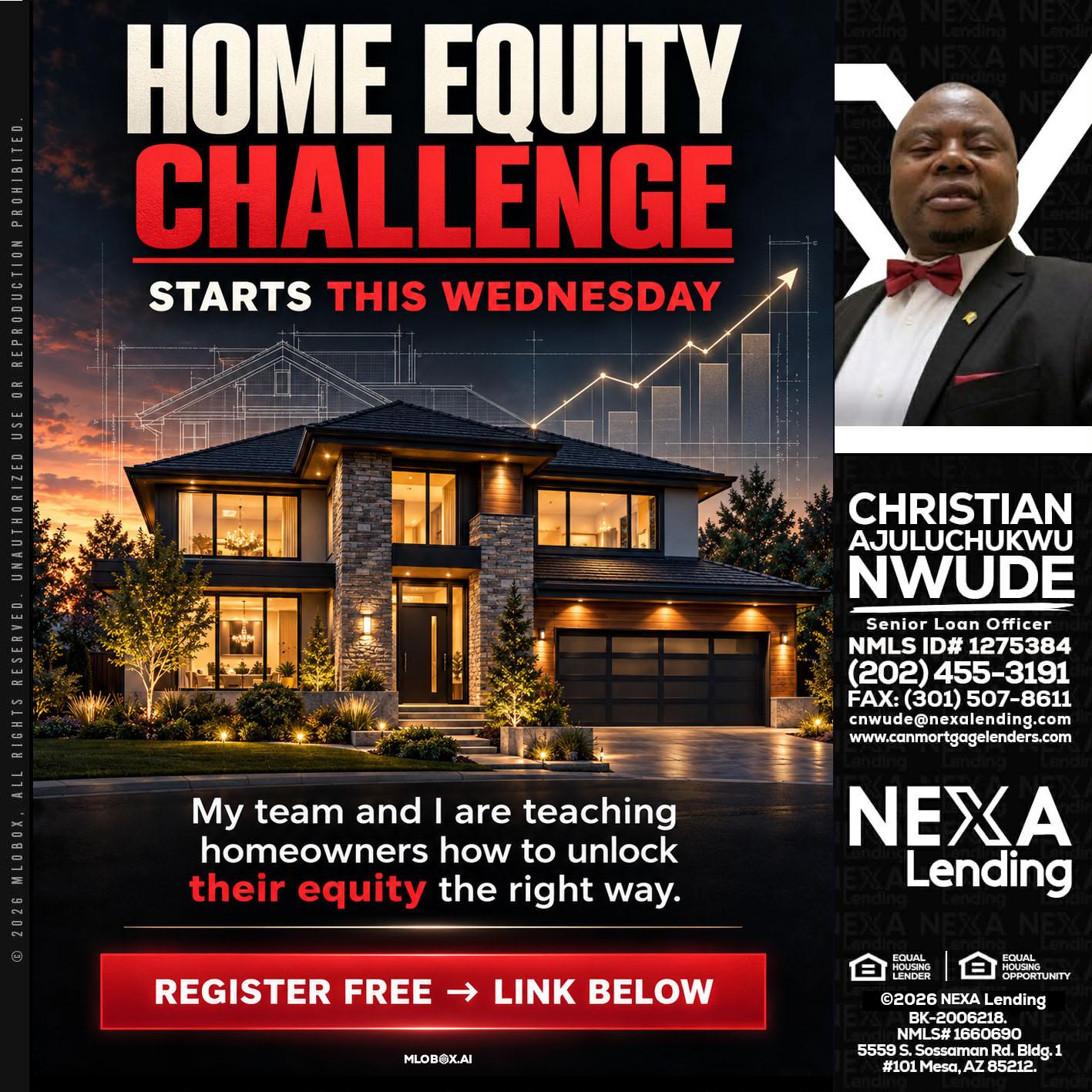 HOME EQUITY - Christian AJuluchukwu Nwude -Senior Loan Officer