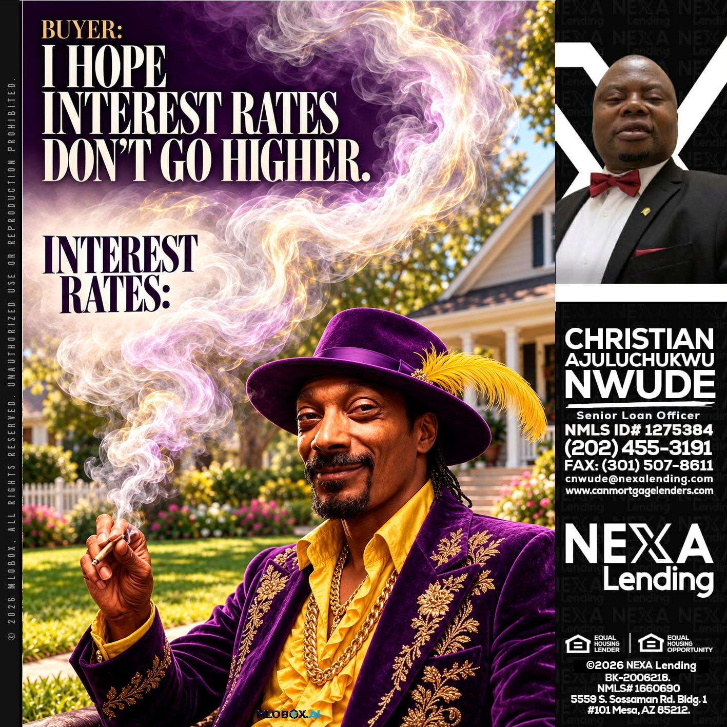 I HOPE RATES - Christian AJuluchukwu Nwude -Senior Loan Officer
