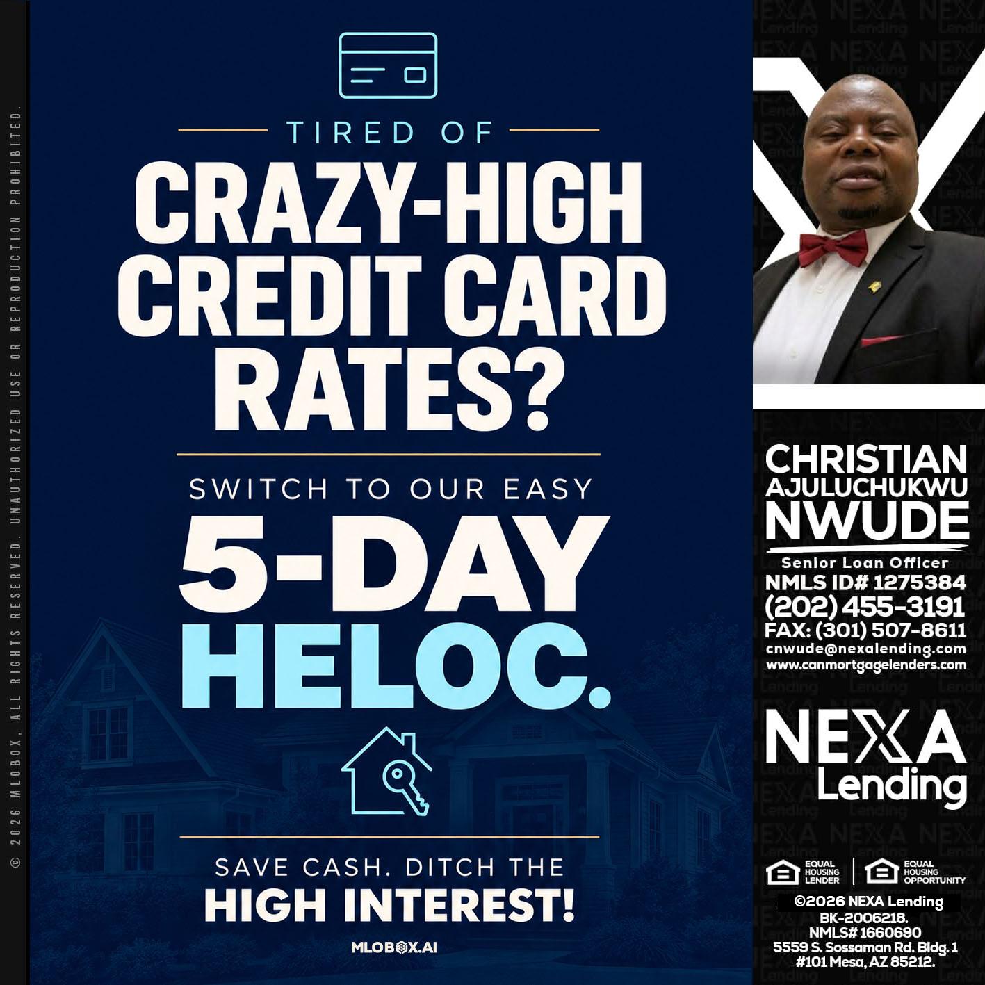 crazy high - Christian AJuluchukwu Nwude -Senior Loan Officer