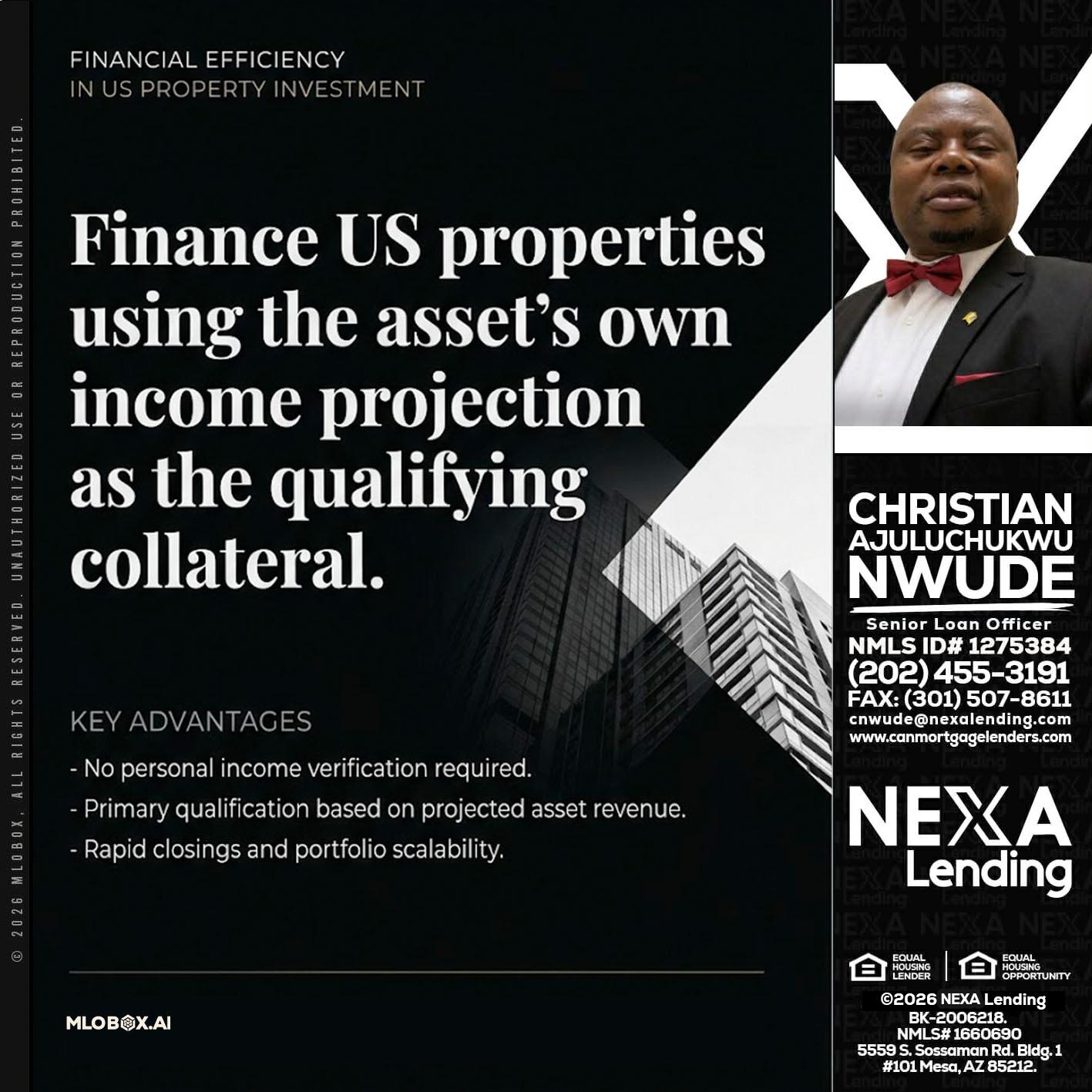 finance US - Christian AJuluchukwu Nwude -Senior Loan Officer