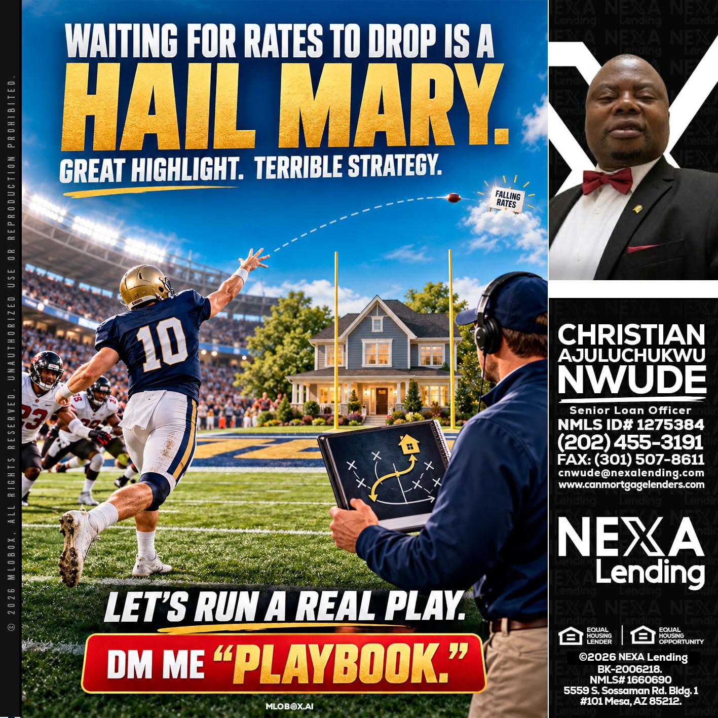 HAIL MARY - Christian AJuluchukwu Nwude -Senior Loan Officer