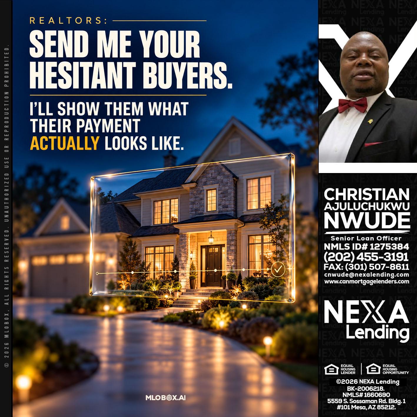 REALTOR - Christian AJuluchukwu Nwude -Senior Loan Officer