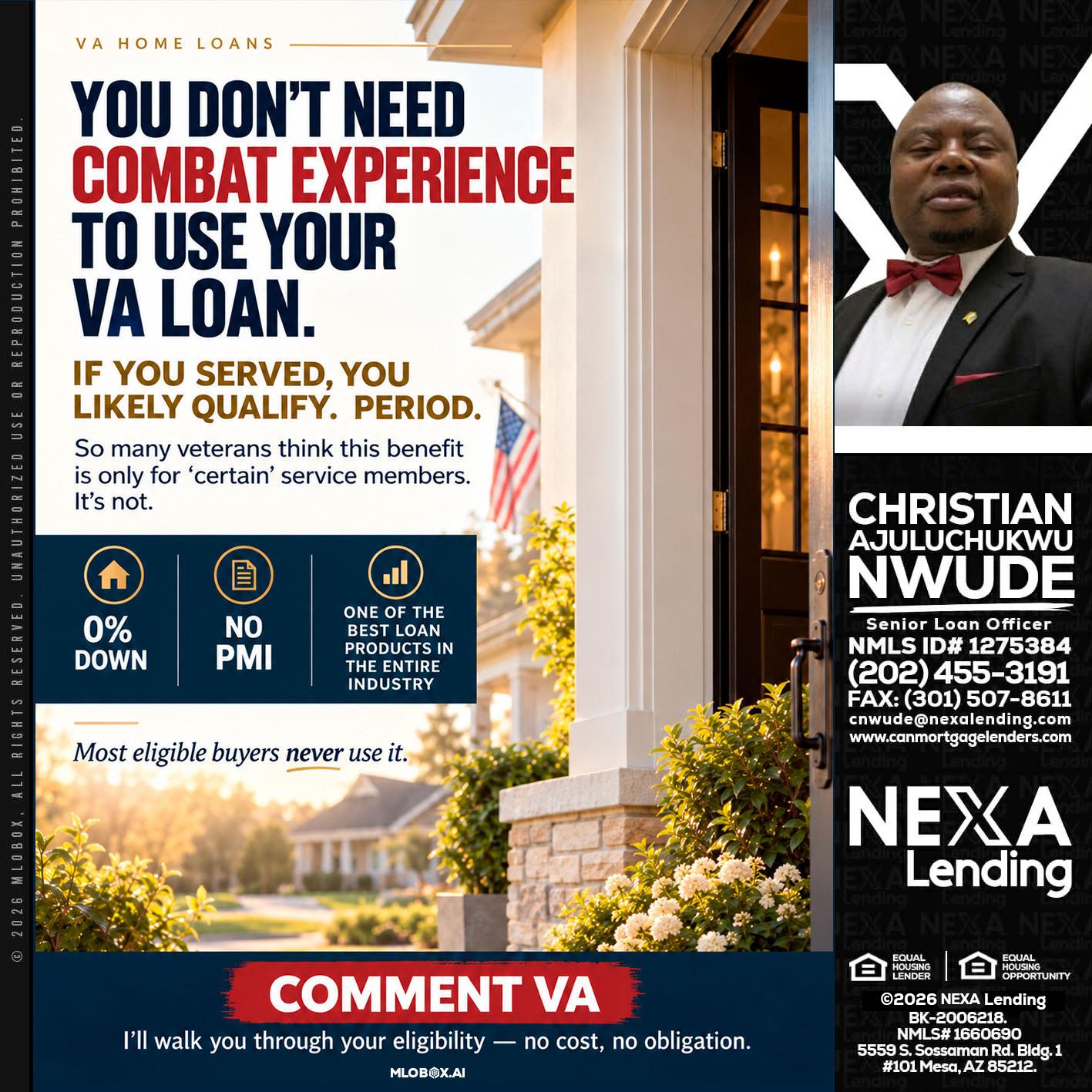 YOU DONT NEED - Christian AJuluchukwu Nwude -Senior Loan Officer