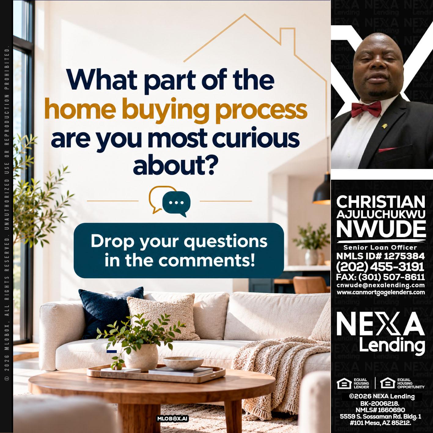WHAT PART OF - Christian AJuluchukwu Nwude -Senior Loan Officer